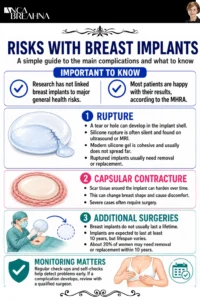 How Safe Are Breast Implants Infographics - Anca Breahna