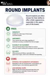 What Is the Best Breast Implant Shape Infographics 1 - Anca Breahna