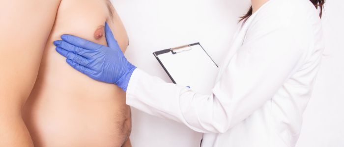 Surgical treatment for puffy nipples