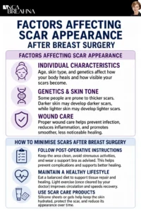 The Complete Guide to Breast Implant Scars and How to Minimise Them Infographics - Anca Breahna