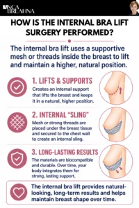 Internal Bra – A More Durable Breast Uplift Technique Infographics - Anca Breahna