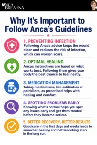 Treating, Reducing and Minimising Plastic Surgery Scars infographics - Anca Breahna