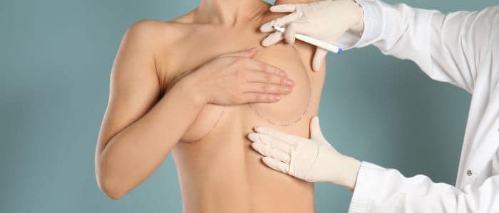 Treatment for lopsided breasts
