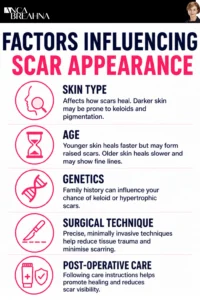 What Do Blepharoplasty Scars Look Like Infographics - Anca Breahna