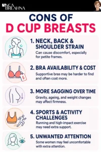 Pros and Cons of D Cup Breasts Infographics 2 - Anca Breahna