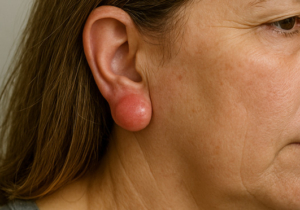 Earlobe Cyst - Image AB procedure