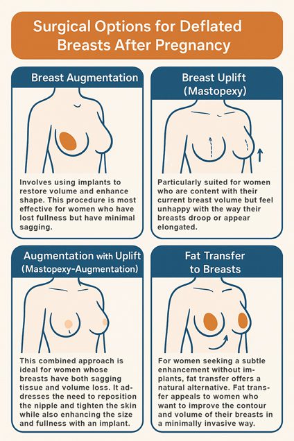 Deflated Breasts After Pregnancy: Best Surgical Solutions by Dr Anca Breahna
