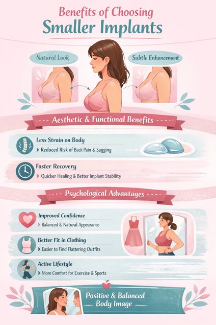 Benefits of Choosing Smaller Implants by Dr Anca Breahna