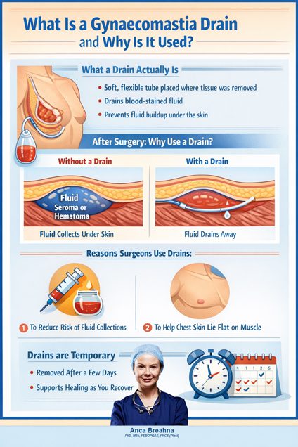 Do I Need a Drain After Gynaecomastia Surgery by Dr Anca Breahna