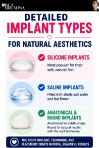 How to Get a Natural Looking Breast Augmentation Using Smaller Implants Infographics - Anca Breahna