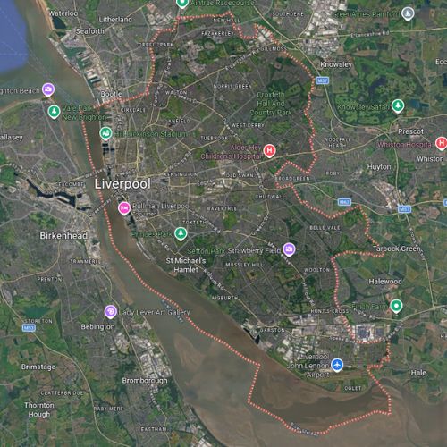 Liverpool Map Image - AB