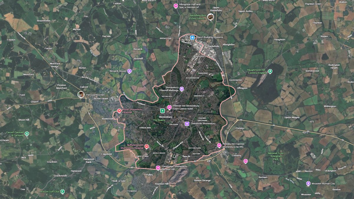 River Severn, Shrewsbury by Paul Buckingham - location page image