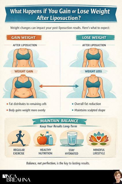 Does Liposuction Last What to Expect in the Long Term Infographic by Dr Anca Breahna