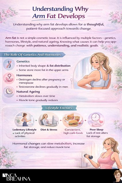 Understanding Why Arm Fat Develops by Dr Anca Breahna