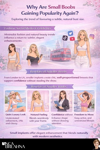 Why Are Small Boobs Gaining Popularity Again by Dr Anca Breahna