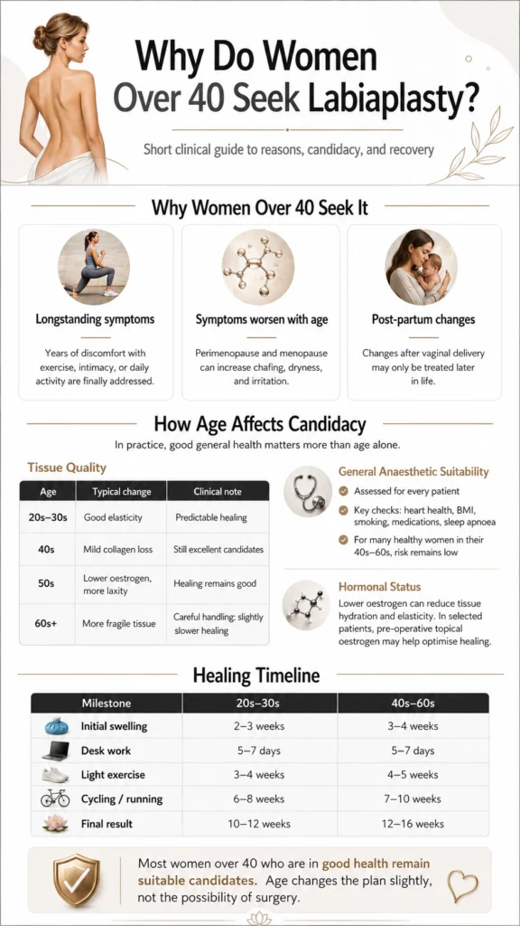 Why Do Women Over 40 Seek Labiaplasty by Miss Anca Breahna