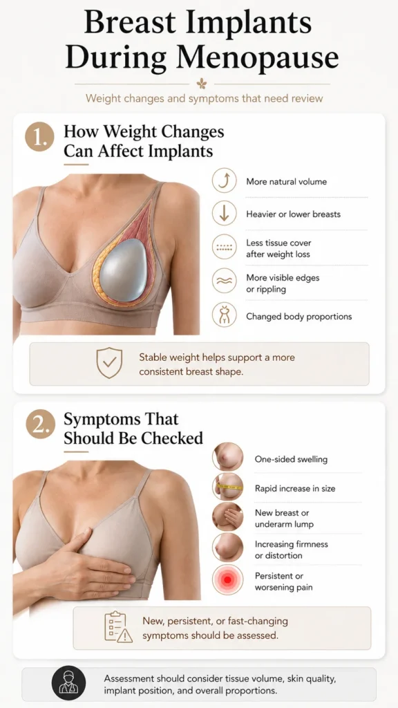 Breast Implants During Menopause by Miss Anca Breahna