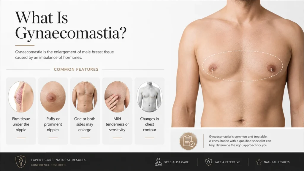 What Is Gynaecomastia Infographic by Miss Anca Breahna
