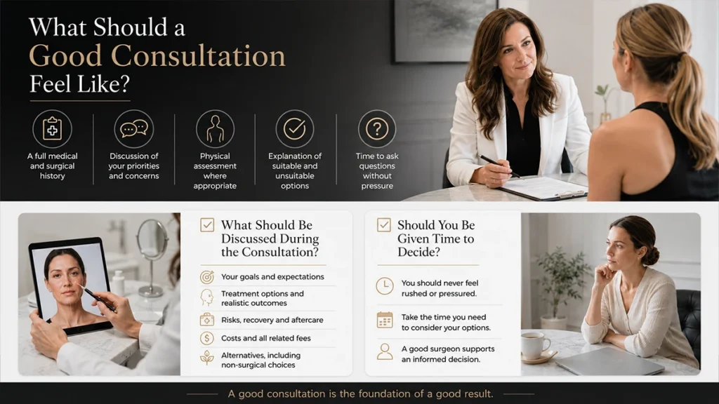 What Should A Good Consultation Feel Like by Miss Anca Breahna